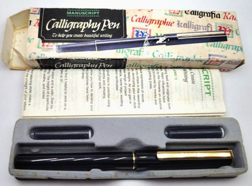 Stylo plume calligraphie main